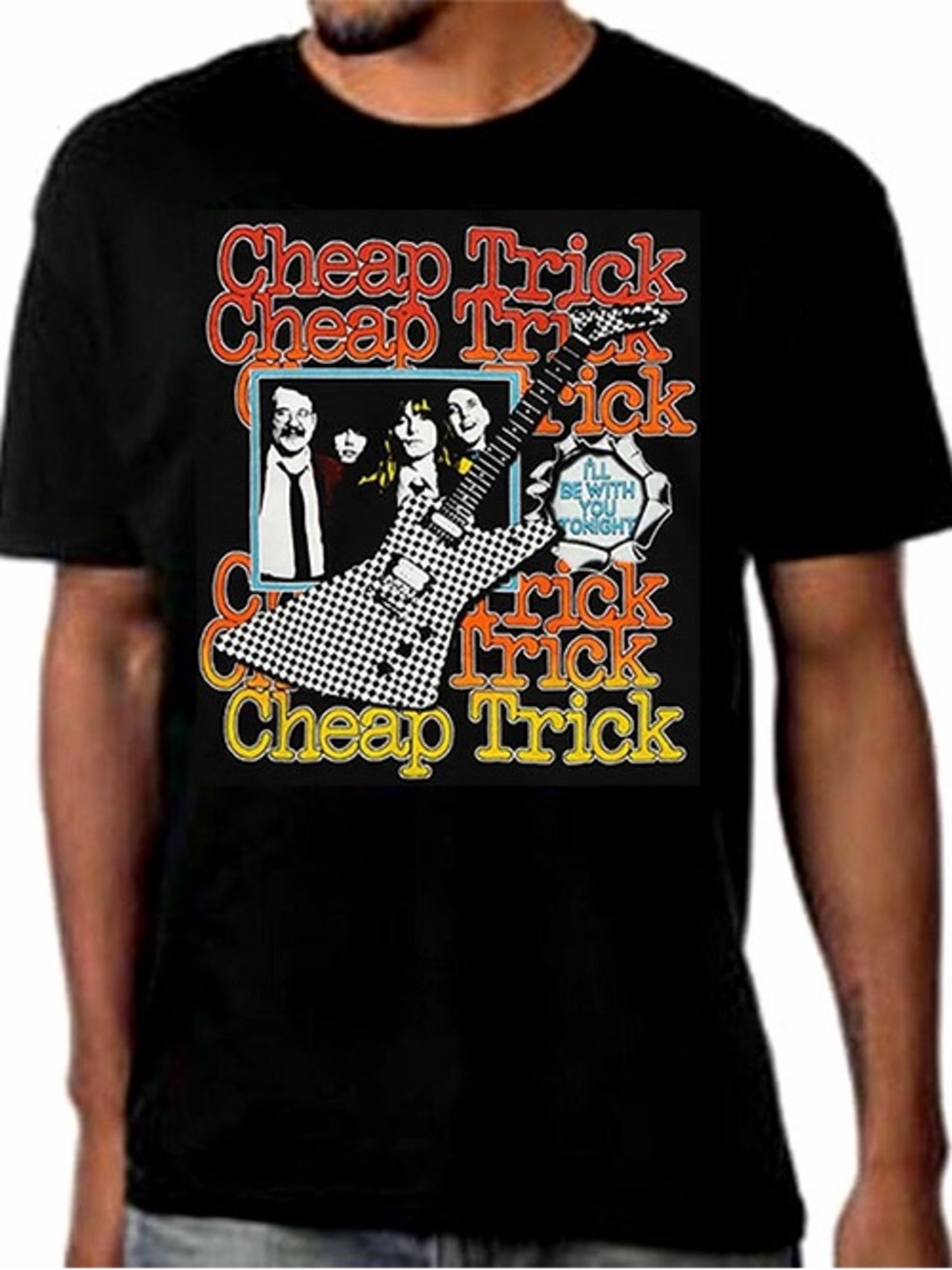 Cheap Trick "I'll Be With You Tonight" T-shirt Size XL New 80s